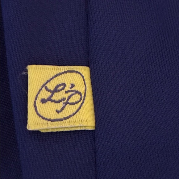 L'OEUF POCHE' Medium Navy Blue Made in USA Athletic Dress Tennis Golf Pickleball - Picture 9 of 12